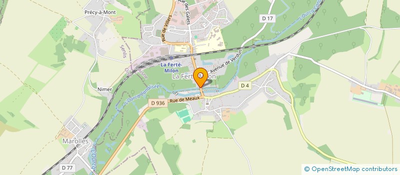 localisation de l'entreprise EGLISE à LA FERTE-MILON