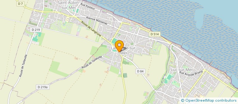 localisation de l'entreprise EGLISE  LANGRUNE-SUR-MER