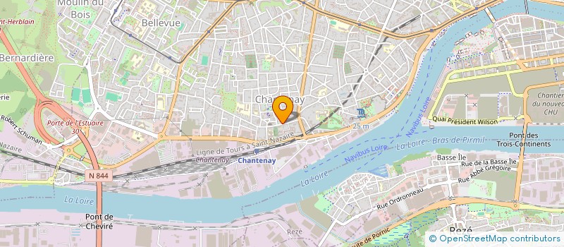 localisation de l'entreprise EGLISE à NANTES