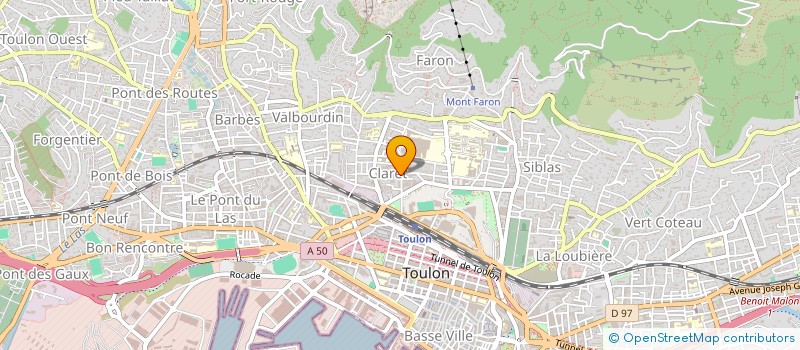 localisation de l'entreprise EGLISE ADVENTISTE DU 7EME JOUR  TOULON
