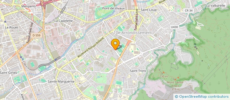 localisation de l'entreprise EGLISE ADVENTISTE DU 7EME JOUR DE MARSEILLE SAINT TRONC à MARSEILLE