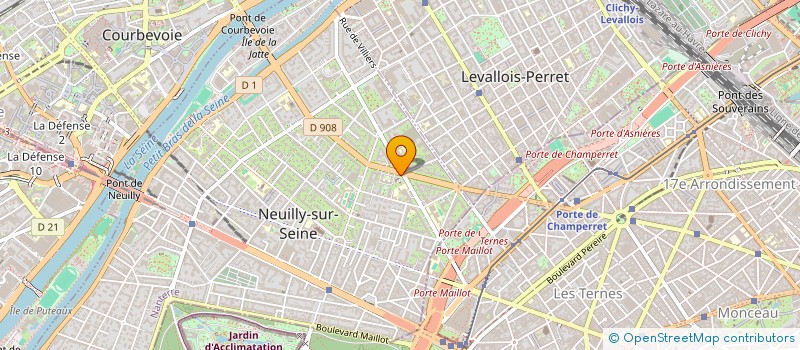localisation de l'entreprise EGLISE ADVENTISTE DU SEPTIEME JOUR ROUMAINE NEUILLY à NEUILLY-SUR-SEINE