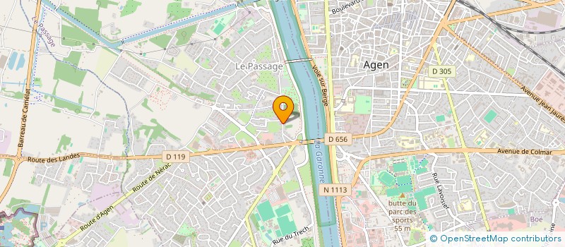 localisation de l'entreprise EGLISE AIMER DIEU  LE PASSAGE