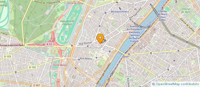 localisation de l'entreprise EGLISE AUTEUIL  PARIS