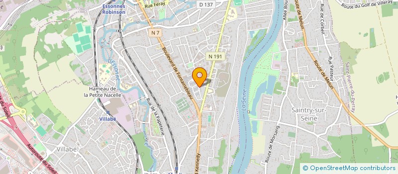 localisation de l'entreprise EGLISE BAPTISTE DE LA PAROLE VIVANTE à CORBEIL ESSONNES