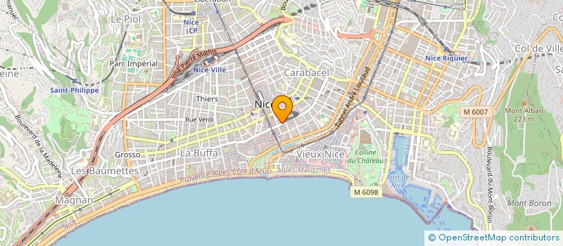 localisation de l'entreprise EGLISE BIBLIQUE BAPTISTE DE NICE à NICE