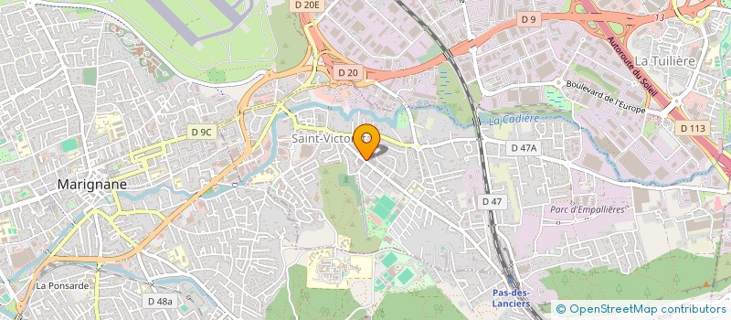 localisation de l'entreprise EGLISE BIBLIQUE DE VITROLLES  SAINT-VICTORET