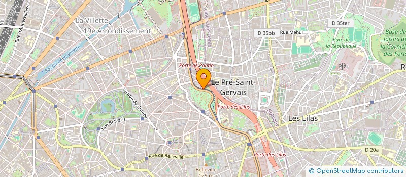 localisation de l'entreprise EGLISE CHRETIENNE BATISTE  PARIS