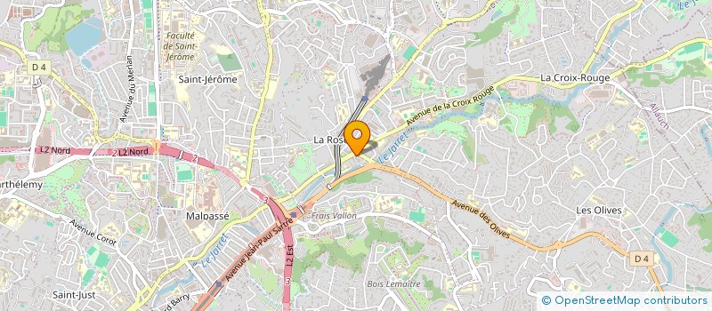 localisation de l'entreprise EGLISE CHRETIENNE DE REVEIL DE LA ROSE à MARSEILLE