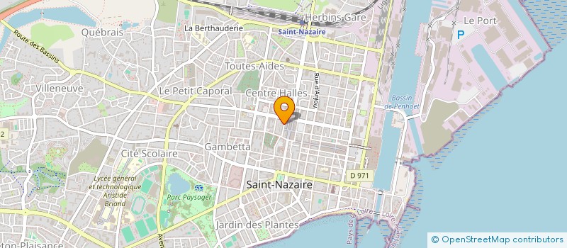 localisation de l'entreprise EGLISE CHRETIENNE EVANGELIQUE à SAINT-NAZAIRE