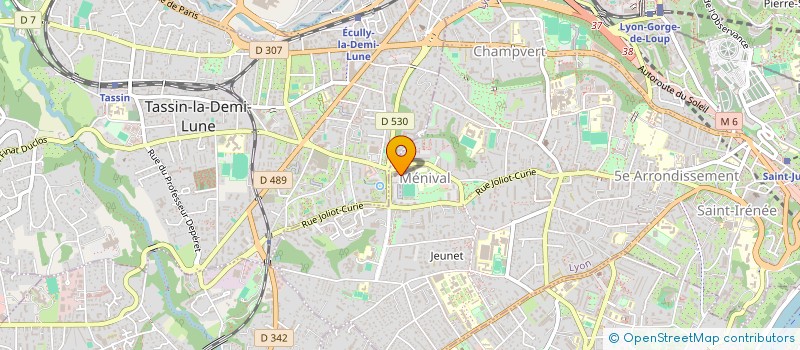 localisation de l'entreprise EGLISE CHRETIENNE EVANGELIQUE CHRIST VOUS APPELLE  LYON