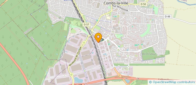 localisation de l'entreprise EGLISE CHRETIENNE LE FLEUVE DE VIE  COMBS-LA-VILLE