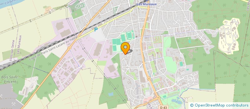 localisation de l'entreprise EGLISE CHRETIENNE LE PHARE à LES MUREAUX