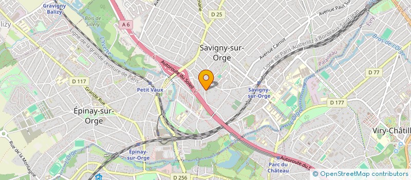 localisation de l'entreprise EGLISE CHRETIENNE LIBRE LA FRATERNITE à SAVIGNY-SUR-ORGE