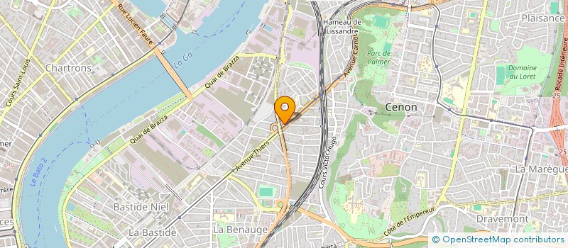 localisation de l'entreprise EGLISE CHRETIENNE MISSIONNAIRE CHINOISE DE BORDEAUX  CENON