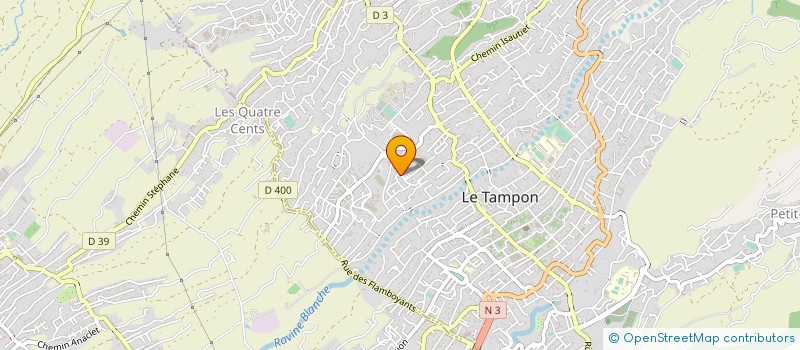 localisation de l'entreprise EGLISE DE DIEU AU TAMPON  LE TAMPON