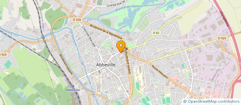 localisation de l'entreprise EGLISE DE LA BAIE DE SOMME à ABBEVILLE