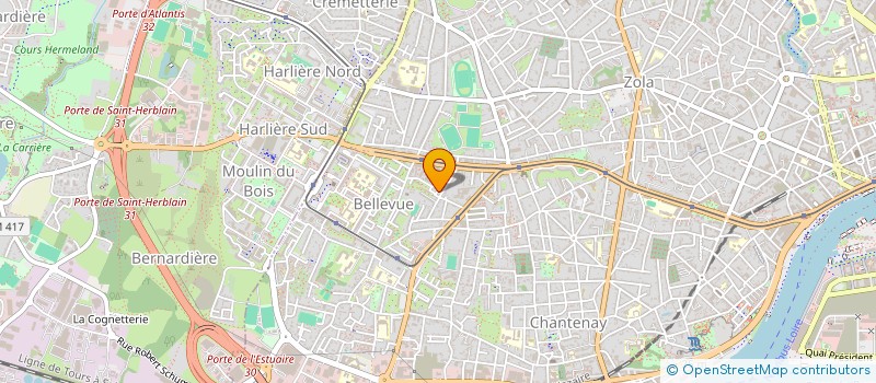 localisation de l'entreprise EGLISE DE LA MONTAGNE DE FEU ET DES MIRACLES DE NANTES à NANTES