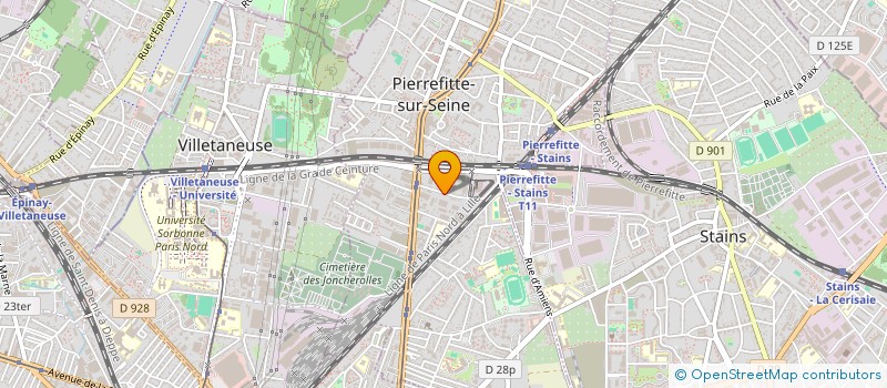 localisation de l'entreprise EGLISE DE PENTECOTE DE FRANCE à PIERREFITTE-SUR-SEINE