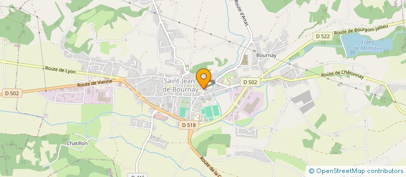 localisation de l'entreprise EGLISE DE ST JEAN DE BOURNAY  SAINT-JEAN-DE-BOURNAY
