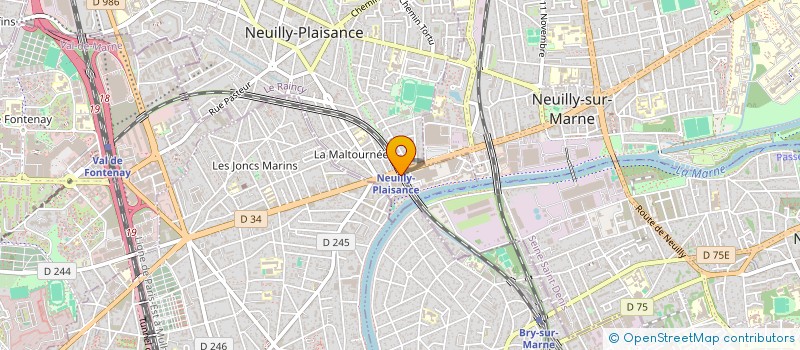 localisation de l'entreprise EGLISE DES SAINTS DE NEUILLY PLAISANCE à NEUILLY-PLAISANCE