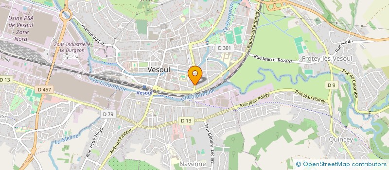 localisation de l'entreprise EGLISE DU CHAMP AU ROI  VESOUL