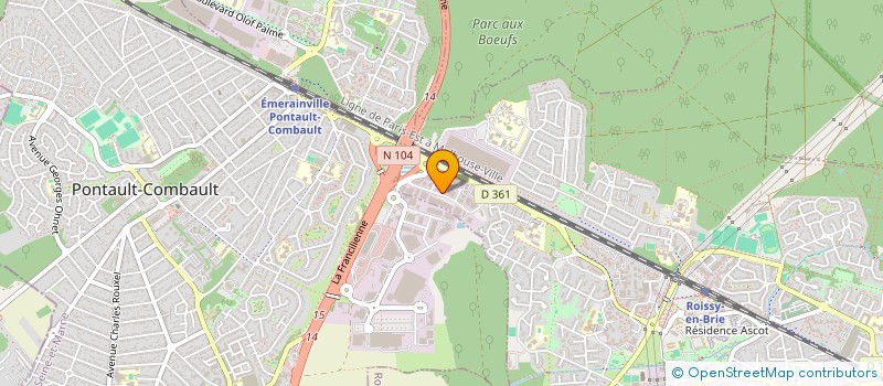 localisation de l'entreprise EGLISE DU CHRISTIANISME CELESTE - PAROISSE LULI LA GRACE  ROISSY-EN-BRIE