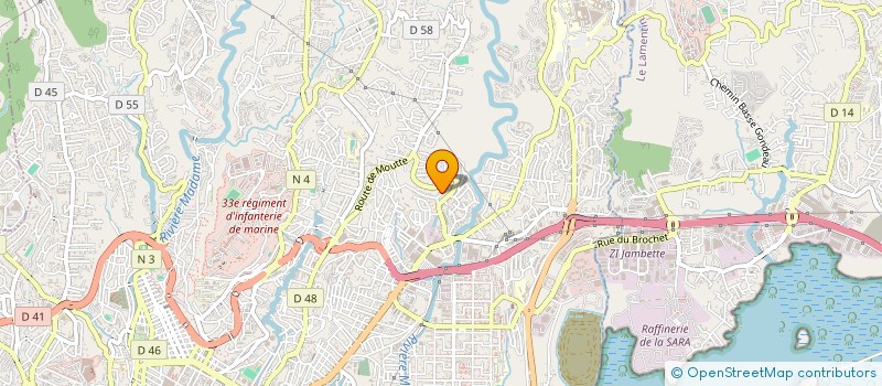 localisation de l'entreprise EGLISE DU DIEU VIVANT  FORT-DE-FRANCE