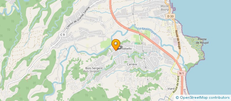 localisation de l'entreprise EGLISE DU NOUVEAU TESTAMENT  PETIT-BOURG