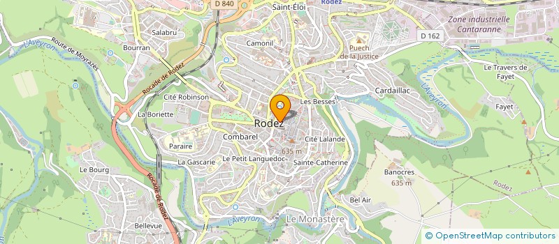 localisation de l'entreprise EGLISE EN ROUERGUE à RODEZ