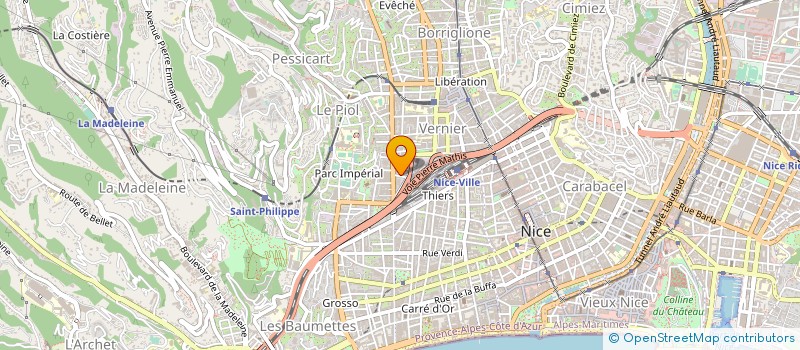 localisation de l'entreprise EGLISE ETINCELLE à NICE