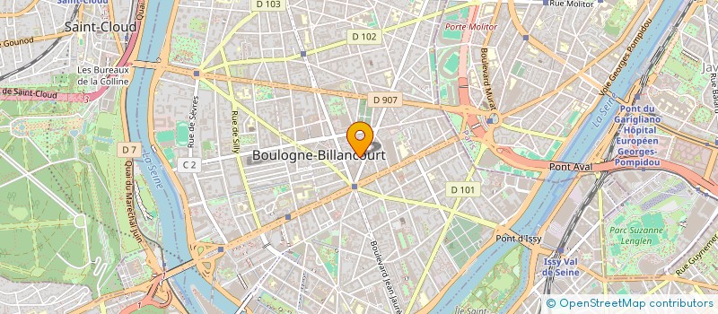 localisation de l'entreprise EGLISE EVANGELIQ BOULOGNE BILL à BOULOGNE-BILLANCOURT