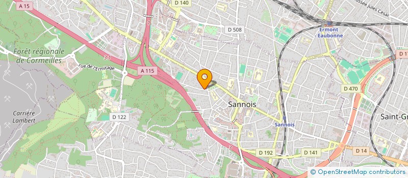 localisation de l'entreprise EGLISE EVANGELIQ REVEIL SANNOI à SANNOIS