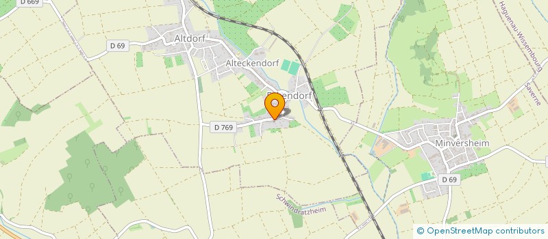 localisation de l'entreprise EGLISE EVANGELIQUE  ALTECKENDORF