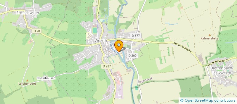 localisation de l'entreprise EGLISE EVANGELIQUE  WOERTH
