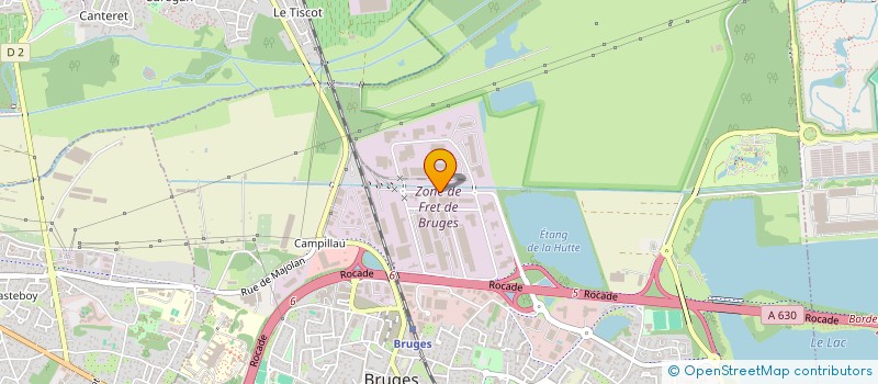 localisation de l'entreprise EGLISE EVANGELIQUE AGUAS VIVAS FRANCE - INTERNATIONAL  BRUGES