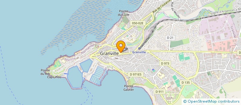 localisation de l'entreprise EGLISE EVANGELIQUE ASSOCIATION CULTUELLE  GRANVILLE