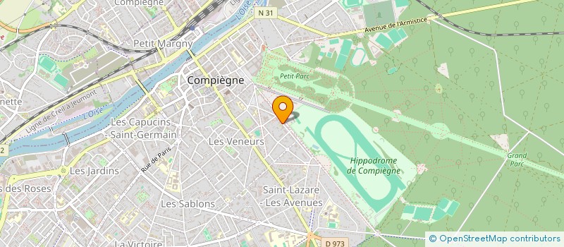 localisation de l'entreprise EGLISE EVANGELIQUE BAPTISTE  COMPIEGNE