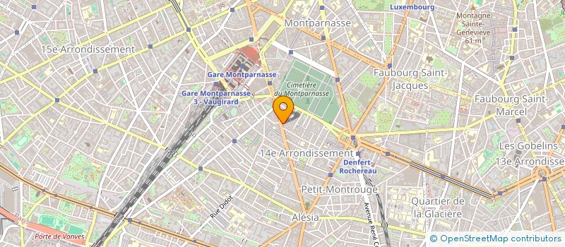 localisation de l'entreprise EGLISE EVANGELIQUE BAPTISTE  PARIS