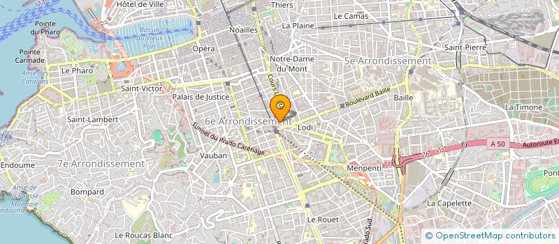 localisation de l'entreprise EGLISE EVANGELIQUE BAPTISTE à MARSEILLE