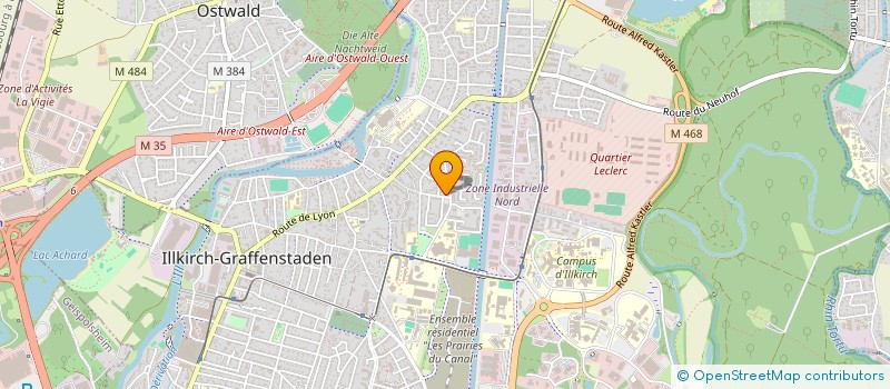 localisation de l'entreprise EGLISE EVANGELIQUE BAPTISTE  ILLKIRCH-GRAFFENSTADEN