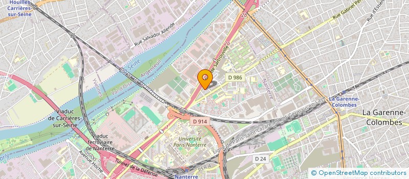 localisation de l'entreprise EGLISE EVANGELIQUE BAPTISTE DE NANTERRE  NANTERRE