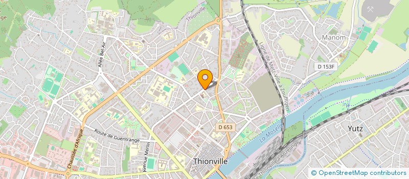 localisation de l'entreprise EGLISE EVANGELIQUE BAPTISTE LA BONNE NOUVELLE  THIONVILLE