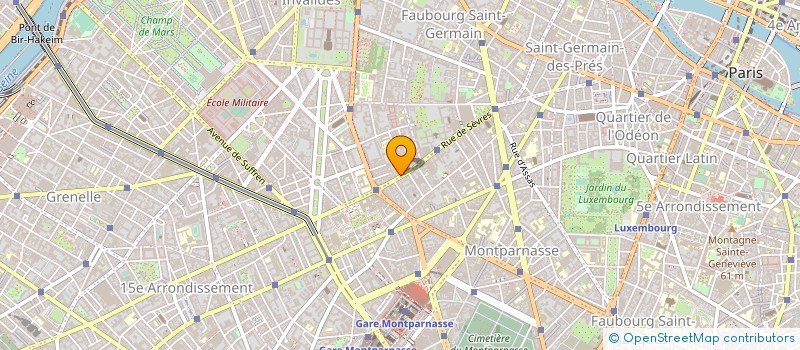 localisation de l'entreprise EGLISE EVANGELIQUE BAPTISTE PARIS CENTRE à PARIS