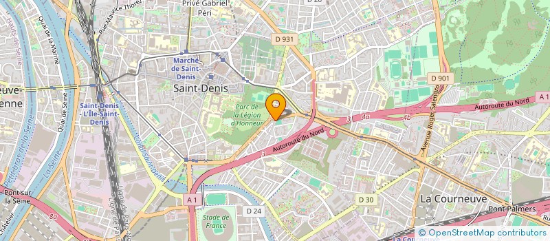 localisation de l'entreprise EGLISE EVANGELIQUE BAPTISTE SAINT DENIS  SAINT-DENIS