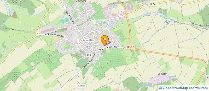 localisation de l'entreprise EGLISE EVANGELIQUE BOUXWILLER  BOUXWILLER