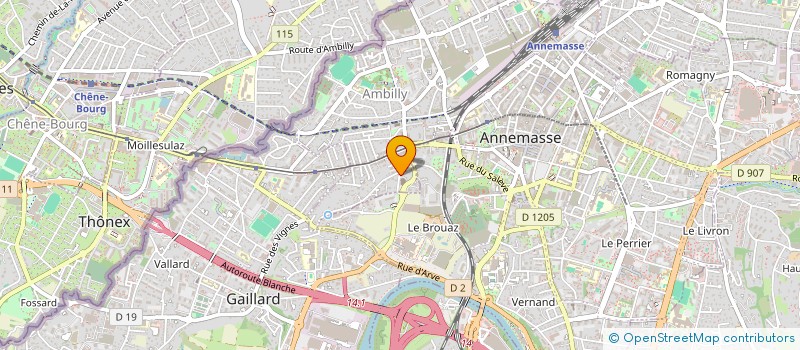 localisation de l'entreprise EGLISE EVANGELIQUE D ELIM CVF  AMBILLY