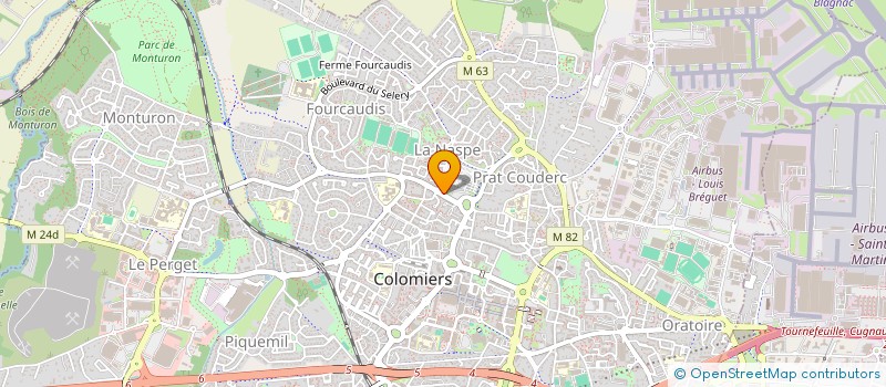 localisation de l'entreprise EGLISE EVANGELIQUE DE COLOMIERS à COLOMIERS