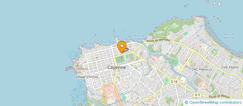 localisation de l'entreprise EGLISE EVANGELIQUE DE GUYANE  CAYENNE