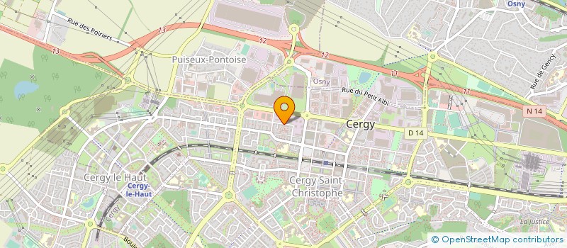 localisation de l'entreprise EGLISE EVANGELIQUE DE JESUS CHRIST  CERGY